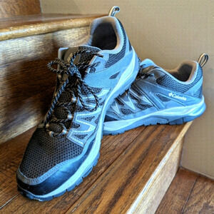 COLUMBIA Hiking Shoe, gray mens size 13